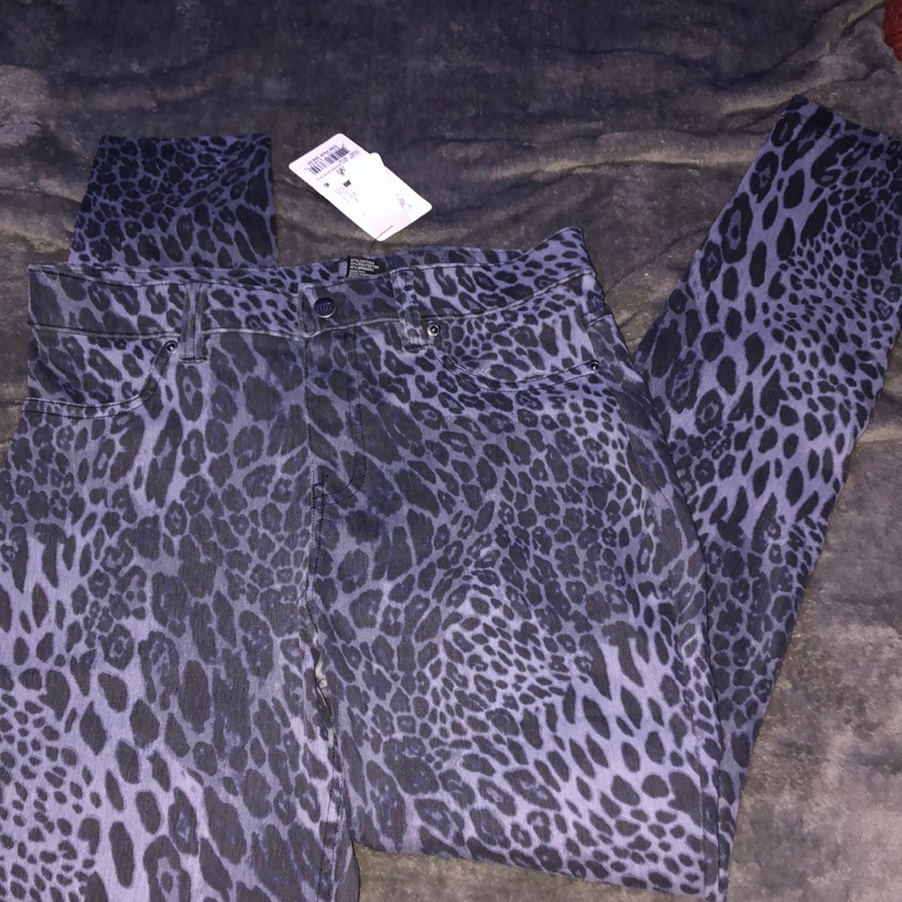 Leopard Print Jeans